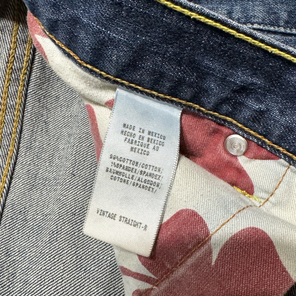 Lucky brand vintage straight jeans mens size 33 - Picture 2 of 5